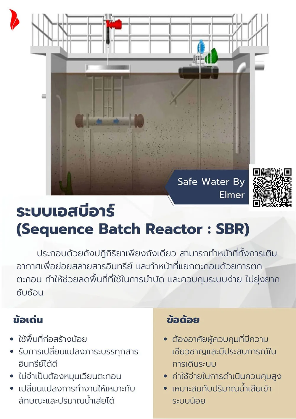 ระบบเอสบีอาร์ (Sequence Batch Reactor : SBR)
