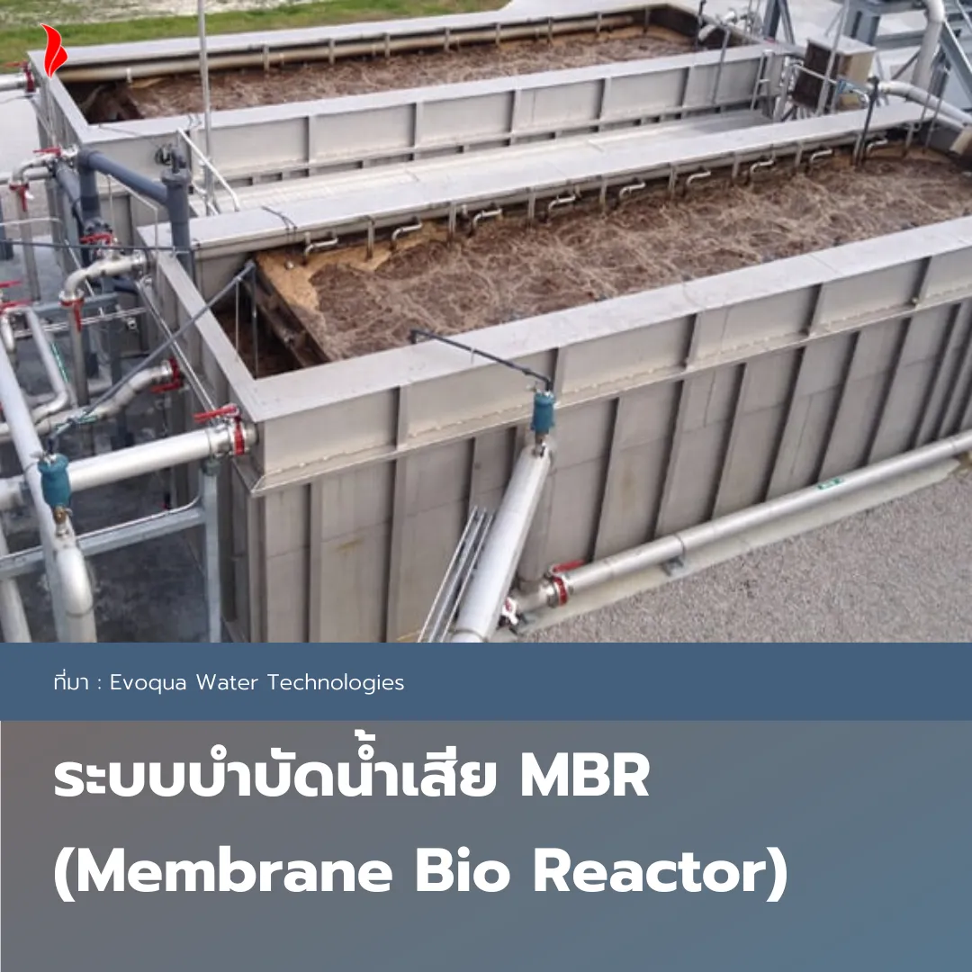 ระบบบำบัดน้ำเสีย MBR<br>(Membrane Bio Reactor) ระบบบำบัดน้ำเสีย MBR<br>(Membrane Bio Reactor)
